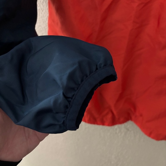 Vintage Mens Russell Athletic Windbreaker, Size Small (34-36) Blue/Orange/White - Picture 5 of 8